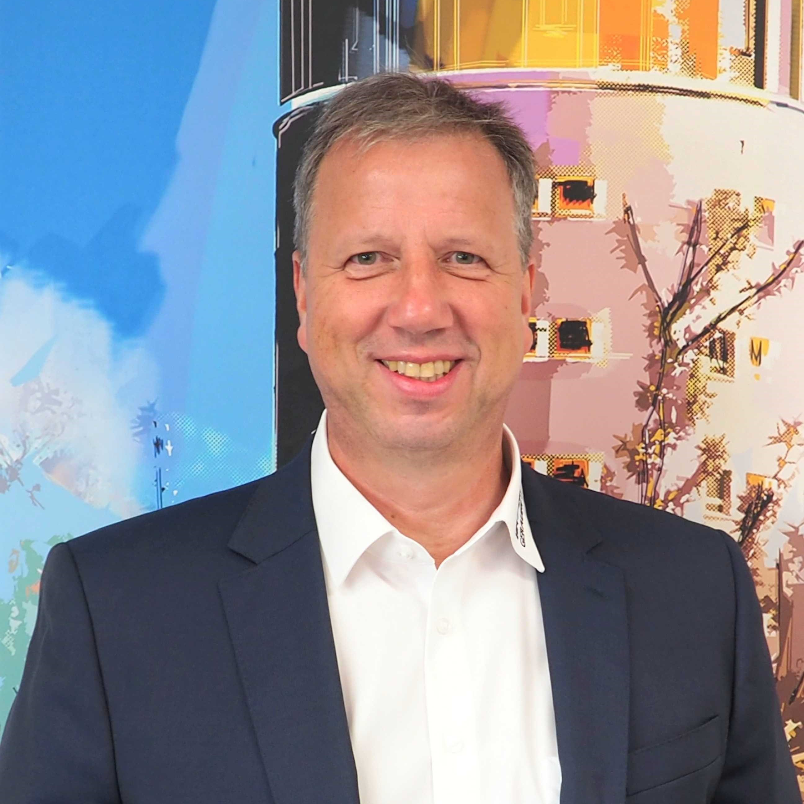 Portrait von Martin Wurzel, Geschäftsführer Wasserwerk Gerauer Land